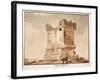 The Tomb of C.V. Marianus, also known as Nero's Tomb. Via Cassia, 1833-Agostino Tofanelli-Framed Giclee Print