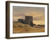 The Tomb of Cecaelia Metella, C.1830-Francois Antoine Leon Fleury-Framed Giclee Print