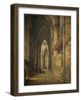 The Tomb of Edward Iii, Westminster Abbey-David Roberts-Framed Giclee Print