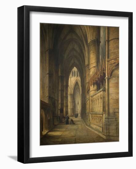 The Tomb of Edward Iii, Westminster Abbey-David Roberts-Framed Giclee Print