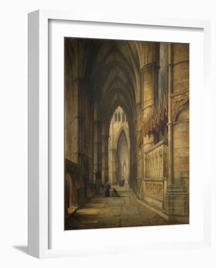 The Tomb of Edward Iii, Westminster Abbey-David Roberts-Framed Giclee Print