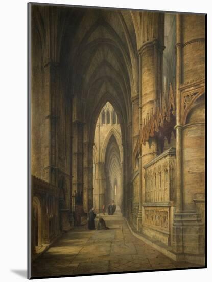 The Tomb of Edward Iii, Westminster Abbey-David Roberts-Mounted Giclee Print