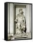 The Tomb of Giuliano De Medici, by Michelangelo-null-Framed Stretched Canvas