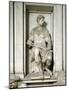 The Tomb of Giuliano De Medici, by Michelangelo-null-Mounted Photographic Print