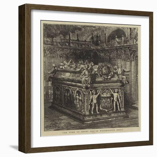 The Tomb of Henry Vii, in Westminster Abbey-Henry William Brewer-Framed Giclee Print