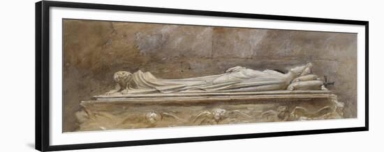 The Tomb of Ilaria Del Caretto in the Duomo-John Ruskin-Framed Giclee Print