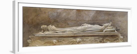 The Tomb of Ilaria Del Caretto in the Duomo-John Ruskin-Framed Giclee Print