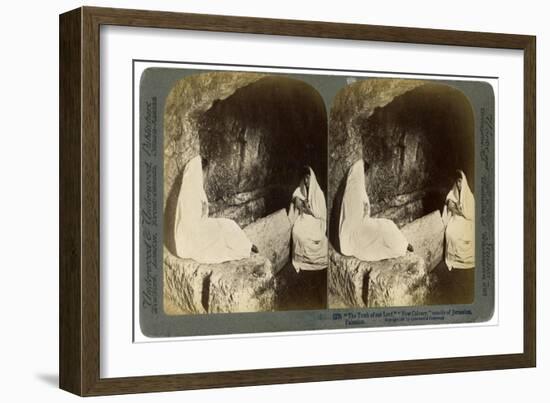 The Tomb of Jesus, Outside Jerusalem, Palestine, 1897-Underwood & Underwood-Framed Giclee Print