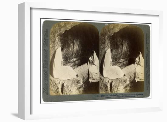 The Tomb of Jesus, Outside Jerusalem, Palestine, 1897-Underwood & Underwood-Framed Giclee Print