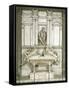 The Tomb of Lorenzo II De Medici, by Michelangelo-null-Framed Stretched Canvas