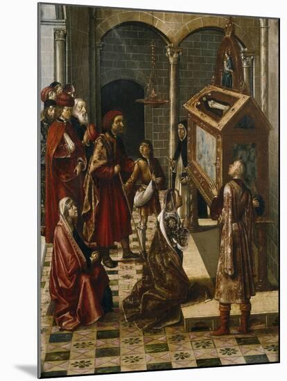 The Tomb of Saint Peter Martyr, 1493-1499-Pedro Berruguete-Mounted Giclee Print