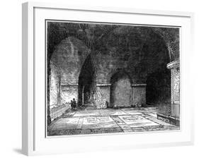 The Tomb of Sir Christopher Wren (1632-172), St Paul's Cathedral, London, 19th Century-null-Framed Giclee Print
