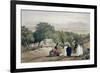 The Tomb of the Emperor Baber, from Sketches in Afghaunistan, Engraved by Charles Haghe-James Atkinson-Framed Giclee Print