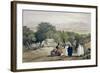 The Tomb of the Emperor Baber, from Sketches in Afghaunistan, Engraved by Charles Haghe-James Atkinson-Framed Giclee Print