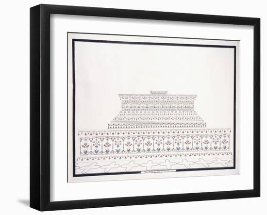 The Tomb of the Emperor, C. 1815-null-Framed Giclee Print