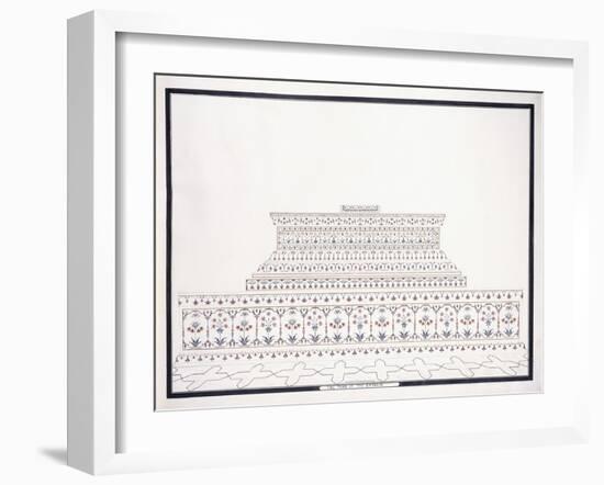 The Tomb of the Emperor, C. 1815-null-Framed Giclee Print