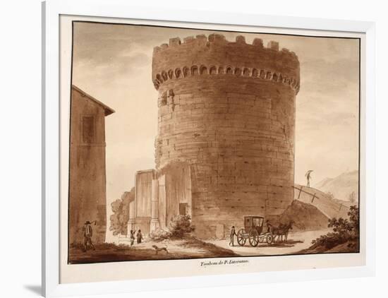 The Tomb of the Horatii and Curiatii, 1833-Agostino Tofanelli-Framed Giclee Print