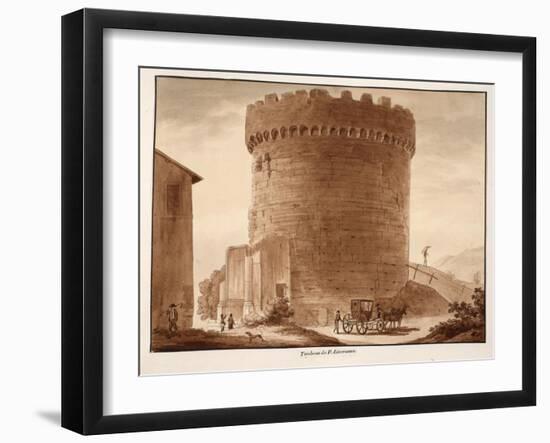 The Tomb of the Horatii and Curiatii, 1833-Agostino Tofanelli-Framed Giclee Print