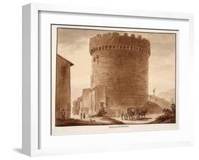 The Tomb of the Horatii and Curiatii, 1833-Agostino Tofanelli-Framed Giclee Print