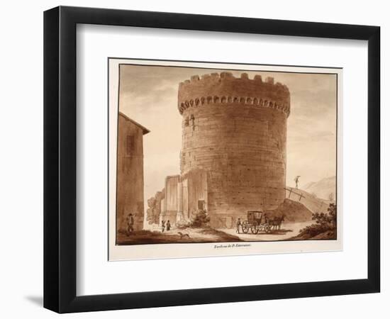 The Tomb of the Horatii and Curiatii, 1833-Agostino Tofanelli-Framed Giclee Print