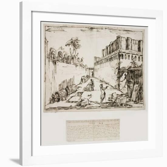 The Tomb of the Istacidi, Pompeii-Giovanni Battista Piranesi-Framed Giclee Print