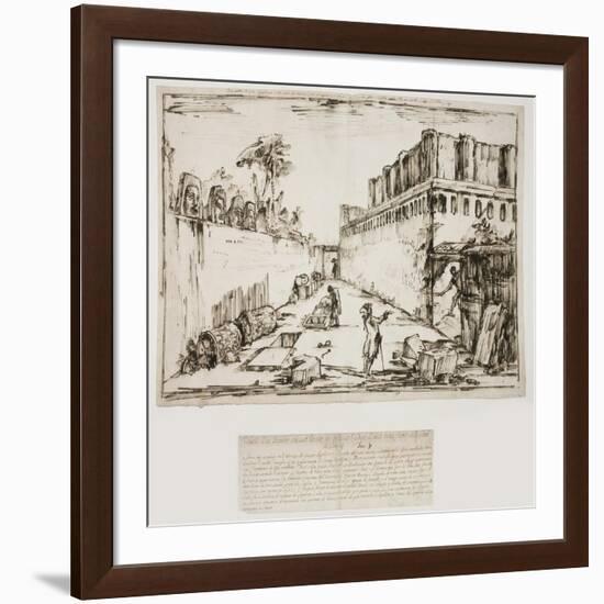 The Tomb of the Istacidi, Pompeii-Giovanni Battista Piranesi-Framed Giclee Print