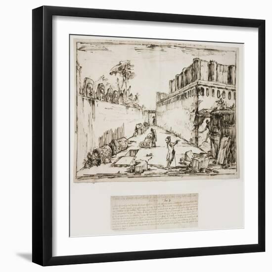 The Tomb of the Istacidi, Pompeii-Giovanni Battista Piranesi-Framed Giclee Print