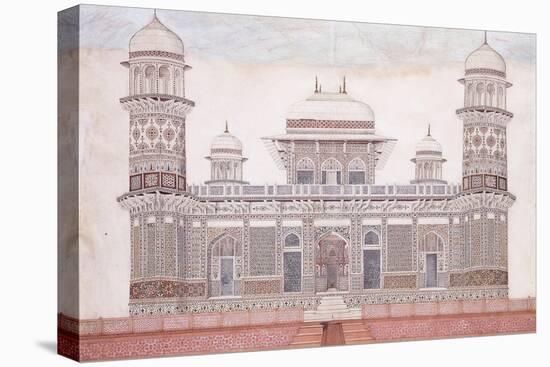 The Tomb of the Itmad-Ud-Daula, C.1815 (Encil, Pen and Black Ink, W/C, Heightened with Touches O)-null-Stretched Canvas