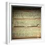 The tomb of Tuthmosis III, a scene from the Am Duat, "The Book of That Which is the Netherworld"-null-Framed Giclee Print