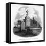 The Tomb of William Hogarth at Chiswick, 1840-null-Framed Stretched Canvas