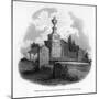 The Tomb of William Hogarth at Chiswick, 1840-null-Mounted Giclee Print