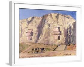 The Tombs of Darius and Artaxeres-Bob Brown-Framed Giclee Print