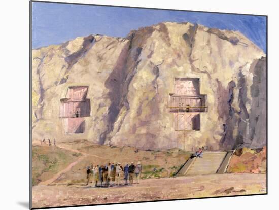 The Tombs of Darius and Artaxeres-Bob Brown-Mounted Giclee Print