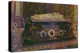 The Tombs of Queen Victoria and the Prince Consort in the Royal Mausoleum at Frogmore-William T. Maud-Stretched Canvas