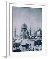 The Tombs of the Caliphs, Cairo, Egypt, 1928-Louis Cabanes-Framed Giclee Print