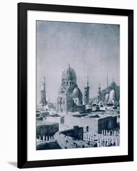 The Tombs of the Caliphs, Cairo, Egypt, 1928-Louis Cabanes-Framed Giclee Print