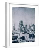 The Tombs of the Caliphs, Cairo, Egypt, 1928-Louis Cabanes-Framed Giclee Print