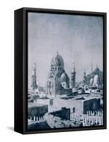 The Tombs of the Caliphs, Cairo, Egypt, 1928-Louis Cabanes-Framed Stretched Canvas