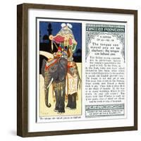 'The Tongue Can Mount You on an Elephant: The Tongue Can Behead You', 1931-René Bull-Framed Giclee Print