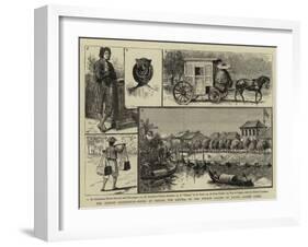 The Tonkin Expedition, Notes at Saigon, the Capital of the French Colony of Lower Cochin China-null-Framed Giclee Print
