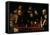 The Tooth Extraction-Caravaggio-Framed Stretched Canvas