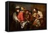 The Tooth Puller-Gerrit van Honthorst-Framed Stretched Canvas