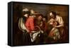 The Tooth Puller-Gerrit van Honthorst-Framed Stretched Canvas