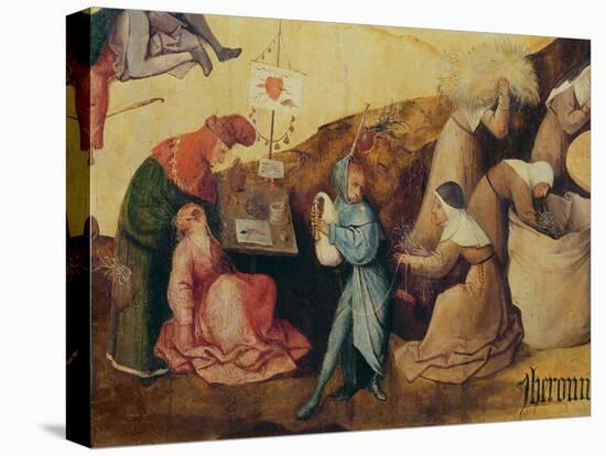 The Tooth Puller-Hieronymus Bosch-Stretched Canvas