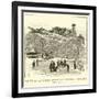 The Top of Montmartre Where the Communist Cannon Were Installed-null-Framed Giclee Print