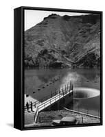 The Top of the Owyhee Dam on the Owyhee River-Alfred Eisenstaedt-Framed Stretched Canvas