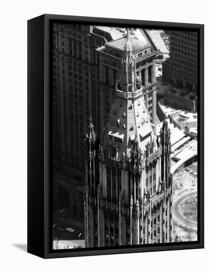 The Top of the Woolworth Building, New York City, May 1, 1972-null-Framed Stretched Canvas