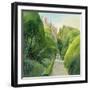 The Topiary Path, Powis Castle-Timothy Easton-Framed Giclee Print