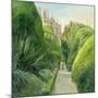 The Topiary Path, Powis Castle-Timothy Easton-Mounted Giclee Print
