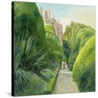 The Topiary Path, Powis Castle-Timothy Easton-Stretched Canvas